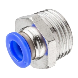 Фитинг для пластиковых трубок 8мм с наружной резьбой 1/2'' RockForce##Rock FORCE RF-SPC08-04