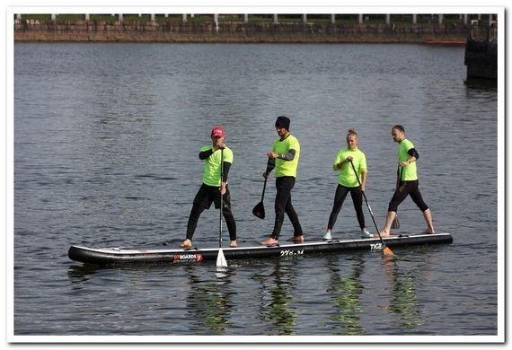 Надувная доска для SUP серфинга D7 Boards Tiger 22.0