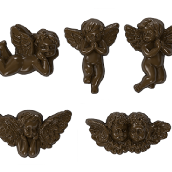 339 | Форма для шоколадных конфет &quot;Ангелочки&quot; (275*175мм)