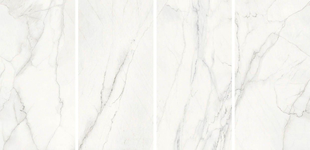Керамогранит Ultra Marmi Calacatta Lincoln Luc Shiny (6mm) (Mix4 без подбора)