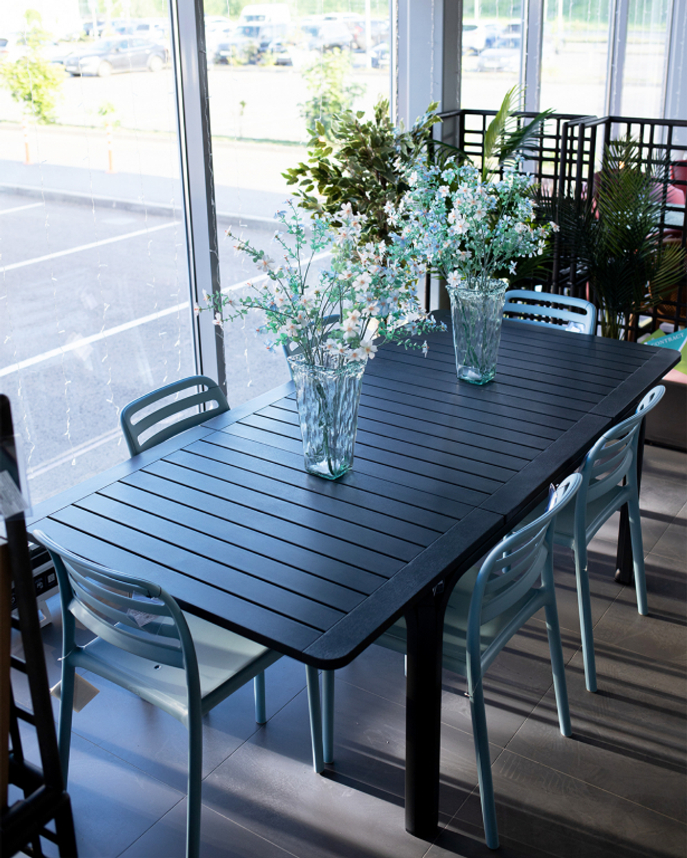 Стул пластиковый Nardi Costa Bistrot, голубой