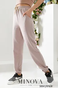 Брюки 628-бежевый Minova