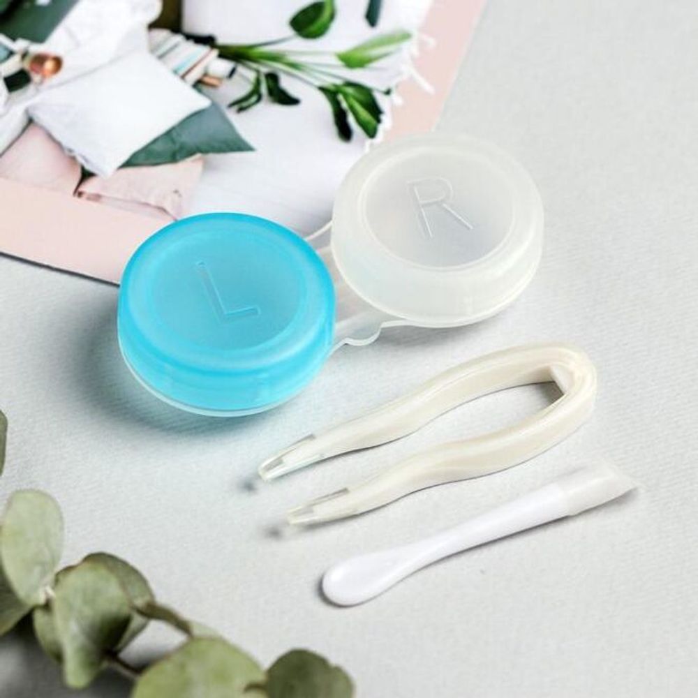 Будь всегда на волне контейнер для контактный линз  Кот русал 3 предмета