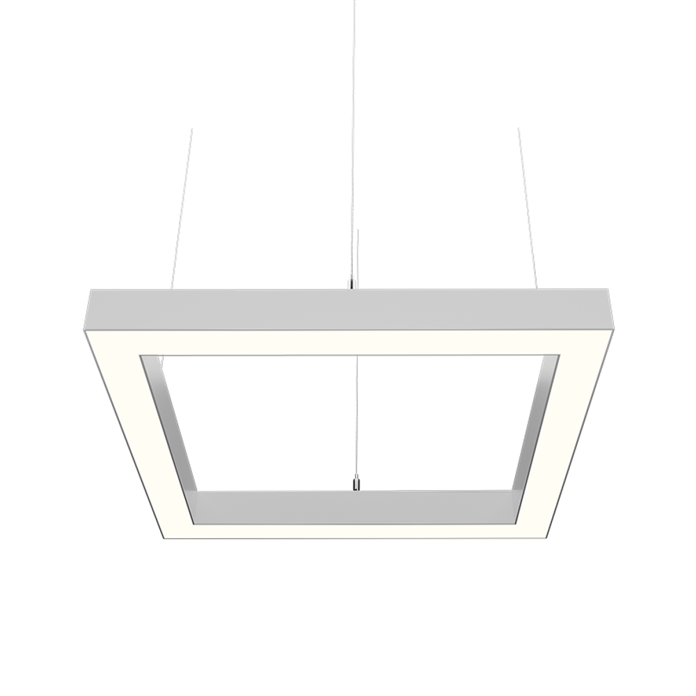 Светильник LED квадратный Quadro 864W 6050х70х50мм 3000К белый подвесной IP40