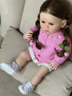 Кукла Реборн виниловая 55см в пакете (FA-314)