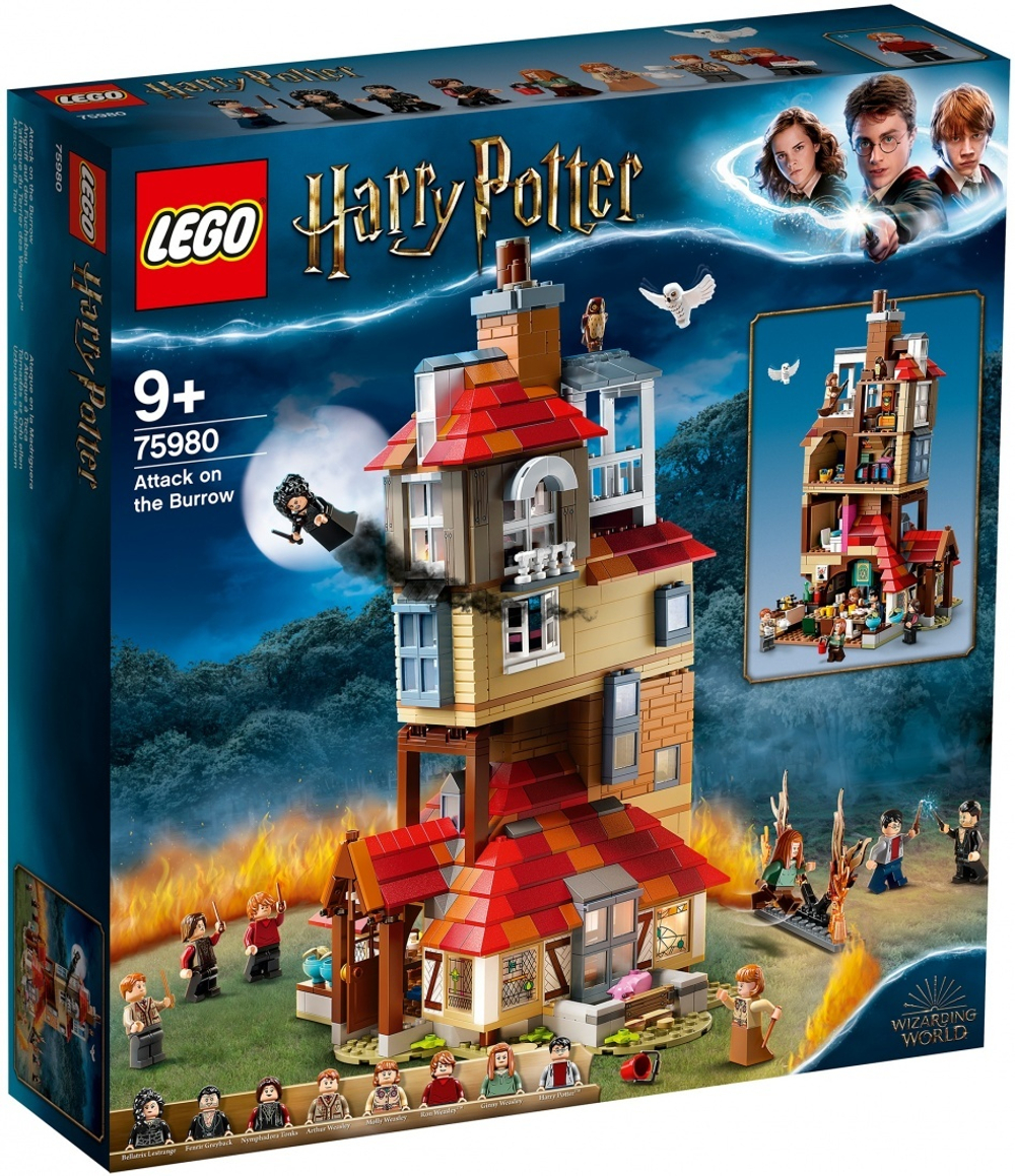 LEGO Harry Potter: Нападение на Нору 75980 - купить по выгодной цене |  Интернет-магазин «Vsetovary.kz»