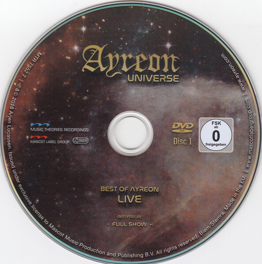 Ayreon / Best Of Ayreon Live (2CD+2DVD+Blu-ray)