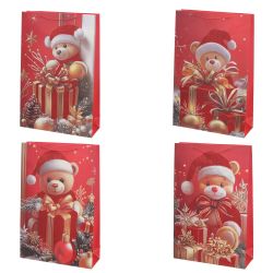 GAEM Пакет подарочный XXL (бумага 210г/м2, блок 12шт), L49 W17 H74 см, 4в.