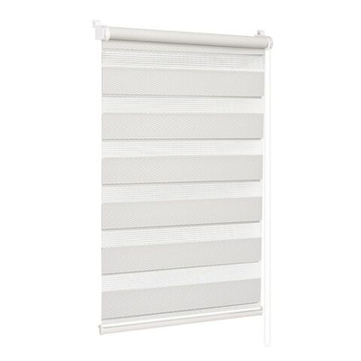 Рулонная штора День-ночь Масо РБ, 160х68 см, шир.крепл. 72 см, бел, СРШ-01МК-41602