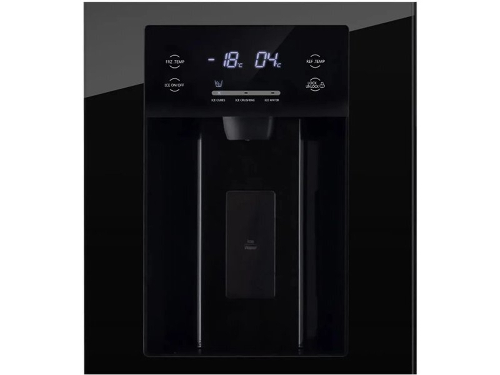 Холодильник Hiberg RFS-650DX NFGB черный