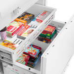 Встраиваемый холодильник NO FROST с инвертором и выдвижной морозильной камерой MAUNFELD MBF212NFW1 Inverter