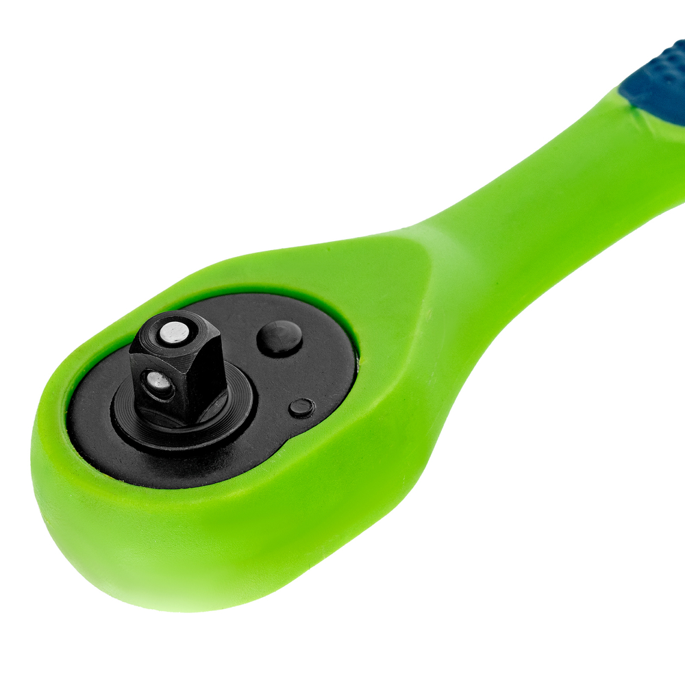 Ключ-трещотка 1/4", CrV, 72 зуба, с быстрым сбросом Сибртех