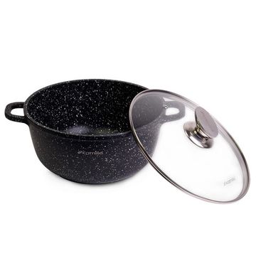 Кастрюля 4,5 л. из литого алюминия Kamille KM 4405 с мраморным покрытием