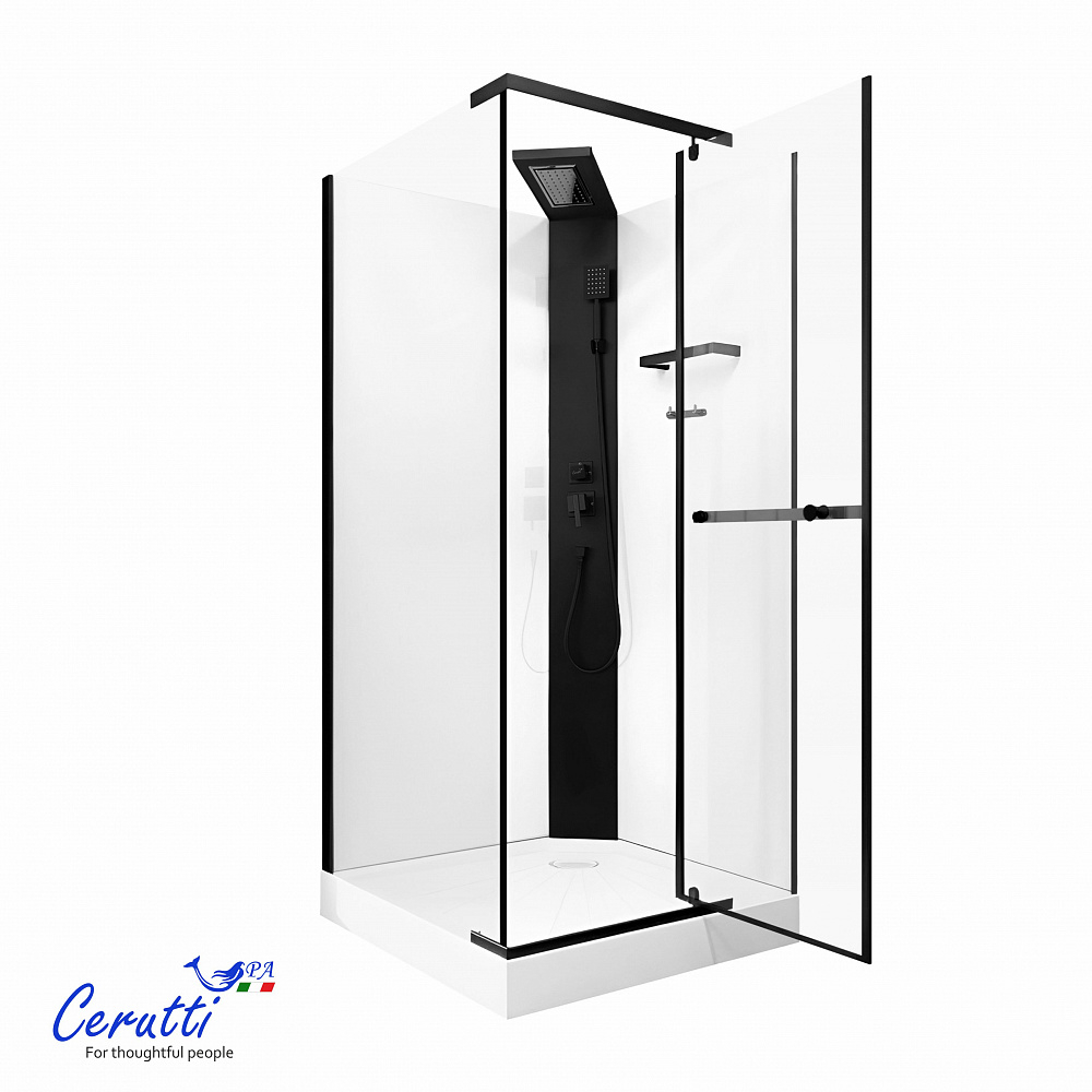 Душевая кабина Ceruttispa МИМИ (MIMI) 90B (90x90x215-225)