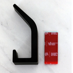 Крючки самоклеющиеся для ванной, черный