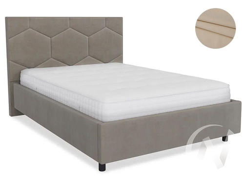 Кровать Соты 3 1;4 (Ultra Angora; 1 категория)