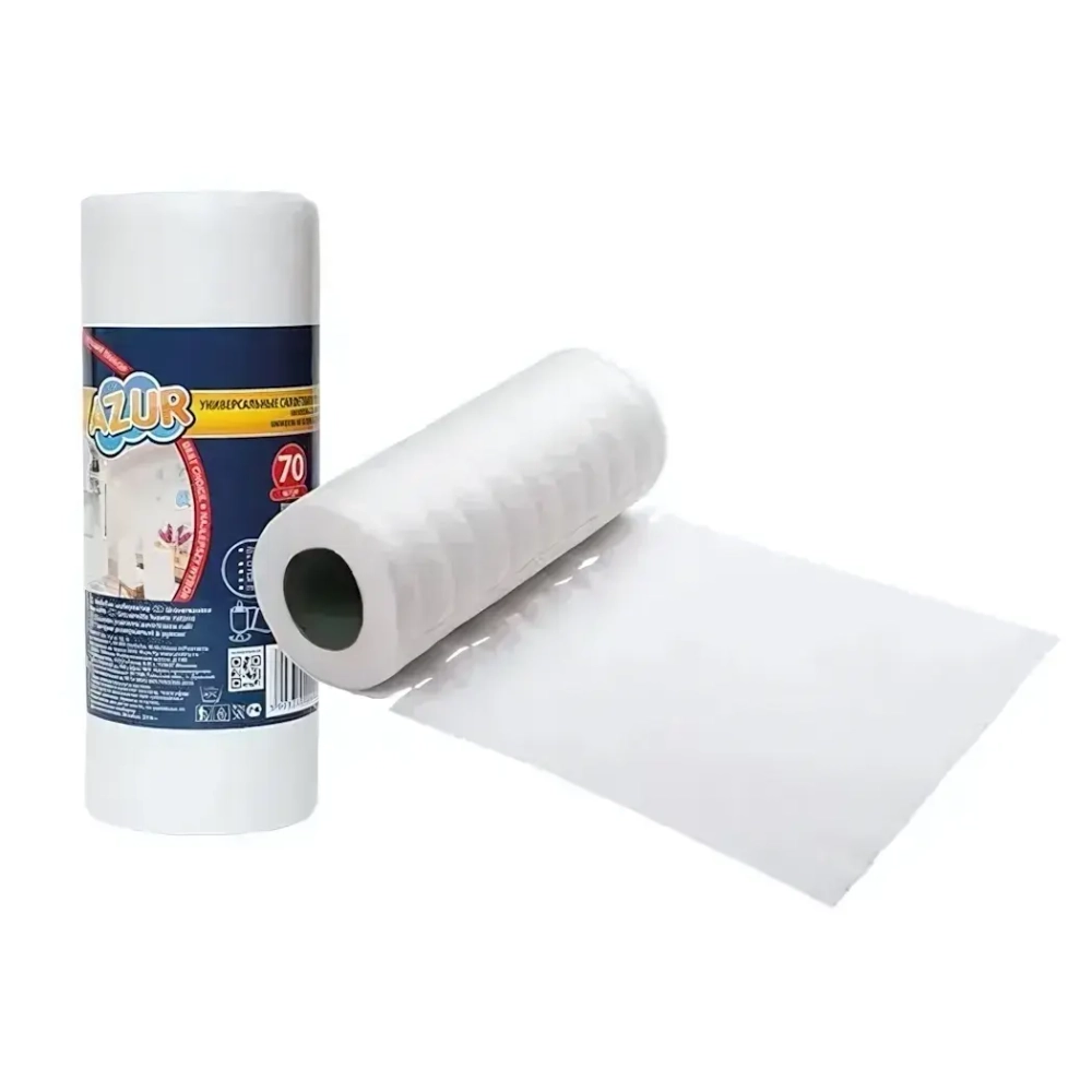 Салфетка универсальная AZUR 70 шт. в рулоне