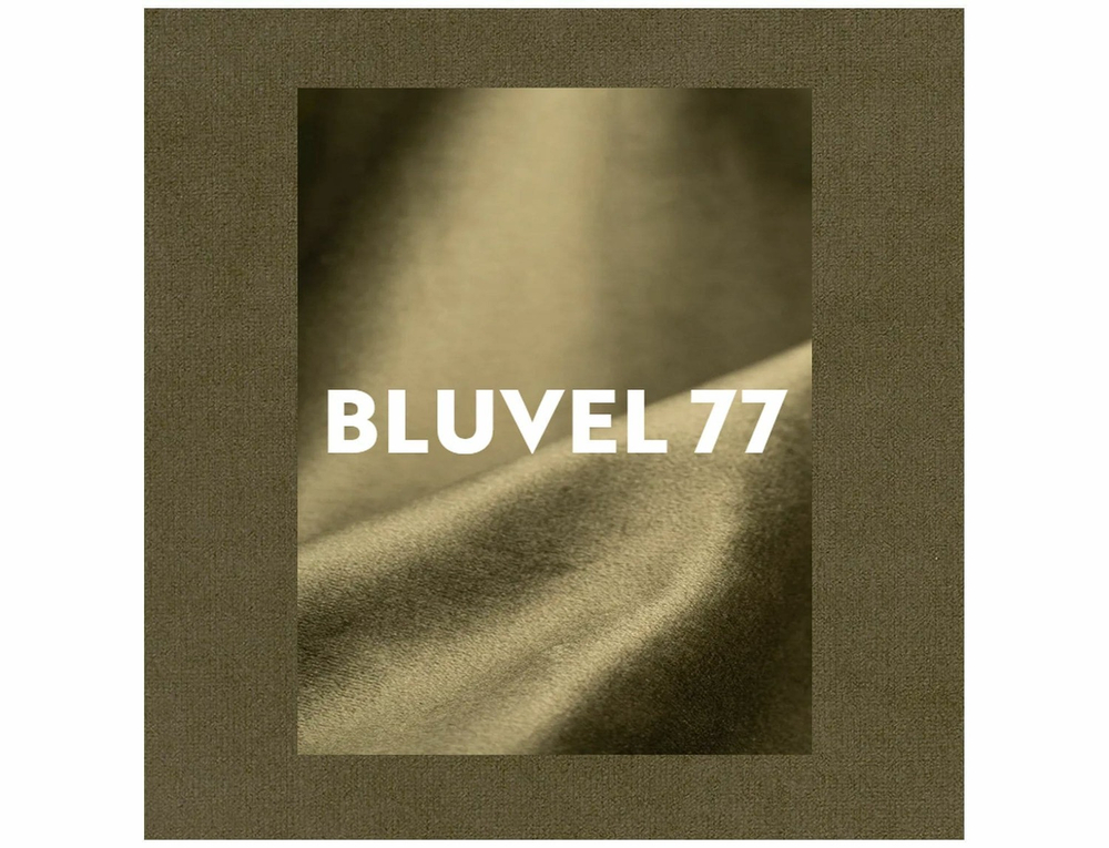 Стул SIGNAL RALPH Velvet Bluvel 77 оливковый/черный