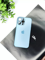 Чехол стеклянный с MagSafe, на iPhone 14 Pro Max, Sierra Blue