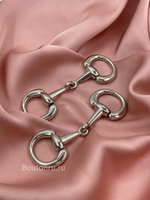 Декоративная цепочка Гучч. серебристая 8 см