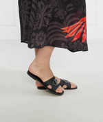 Шлепанцы кожаные saba 06 Liu Jo - черный(SA3151 P0102)