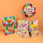 Шар (18''/46 см) Круг, С Днем Рождения (воздушные шары), 1 шт. в уп.