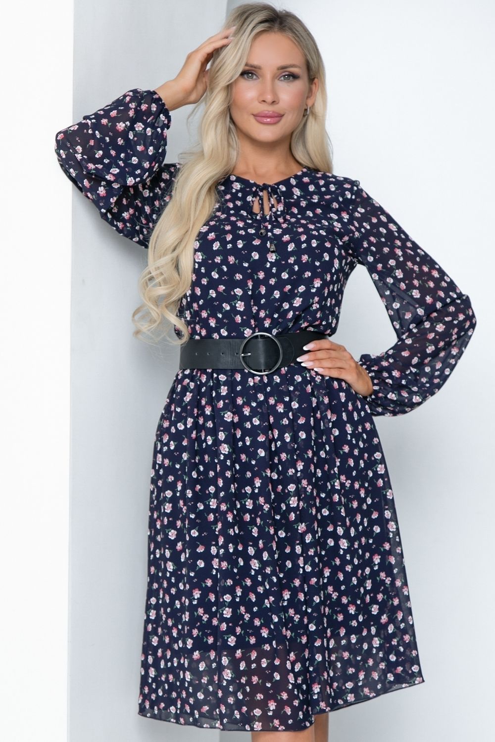 Платье В тренде (шифон, флер) Diolche (Акция)