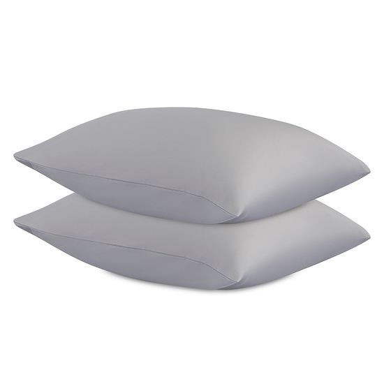 Комплект постельного белья из премиального сатина серого цвета из коллекции essential, 150х200 см