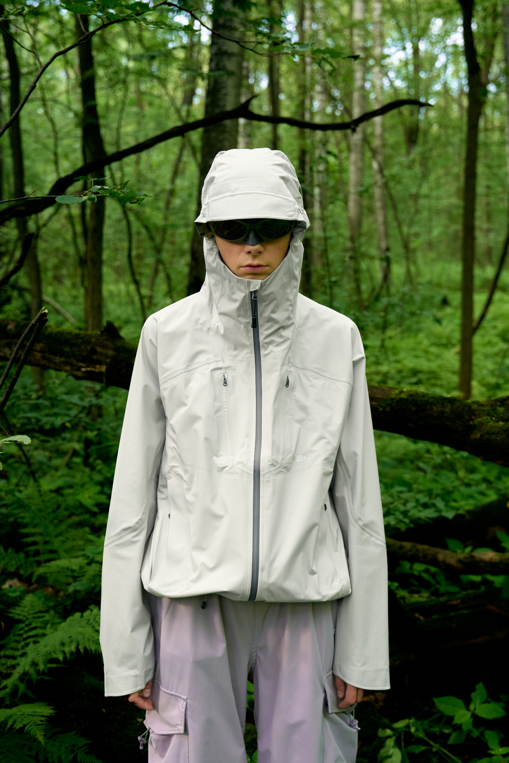 Куртка Nothomme Blue Lightweight Waterproof Moisture-Wicking Hardshell Jacket "Light Grey"