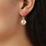 Серьги Dyrberg Kern BEGONIA SG WHITE PEARL 460040