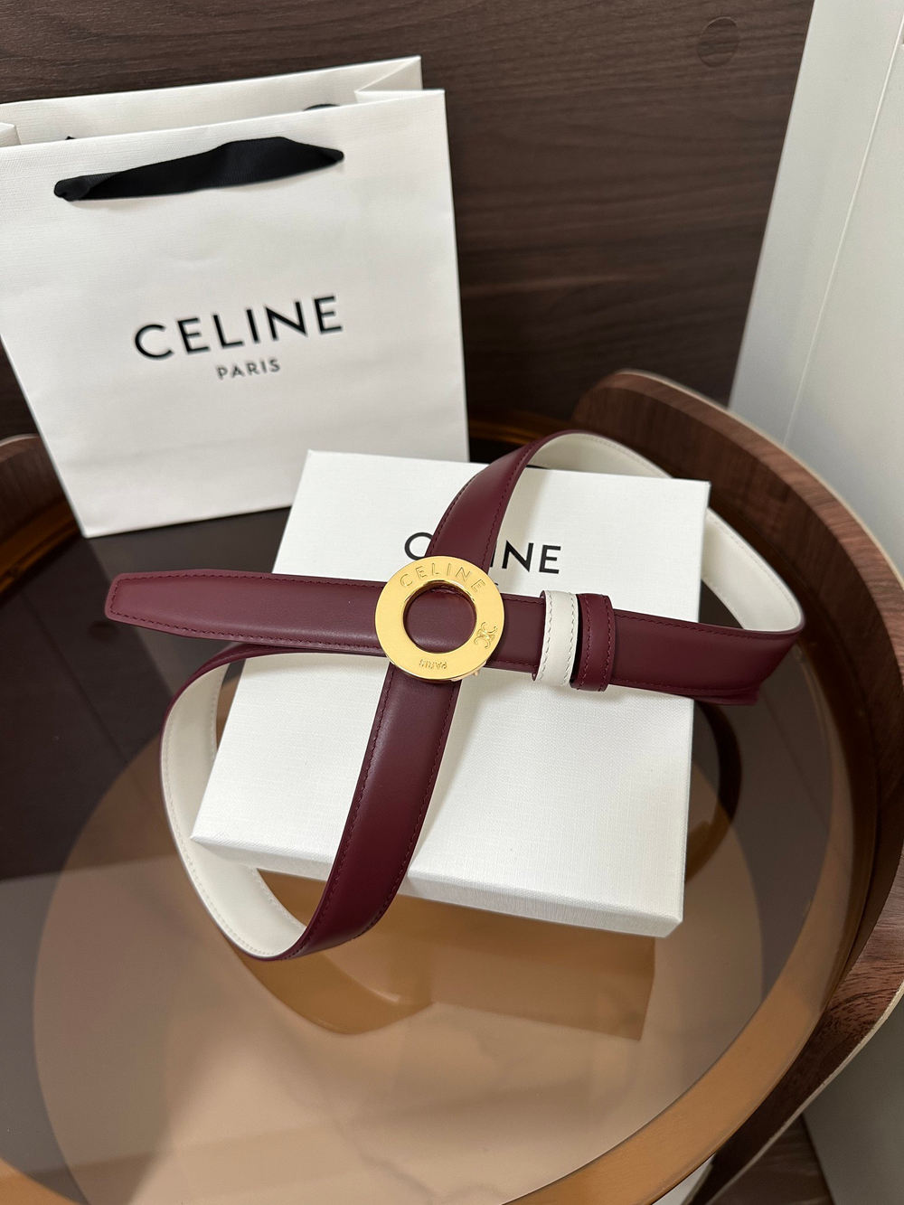 TAURILLON Кожаный двусторонний ремень с логотипом