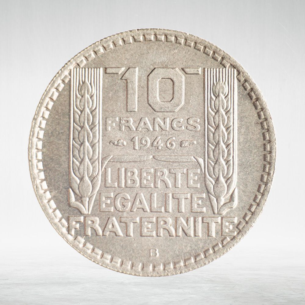 France, 10 Francs 1946, VF