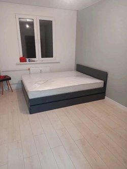 Кровать 1,6 м "Симпл" КР-17 Графит