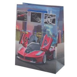 GAEM Пакет подарочный S (бумага 210г/м2, блок микс 12шт), L18 W9 H24 см, 4в.