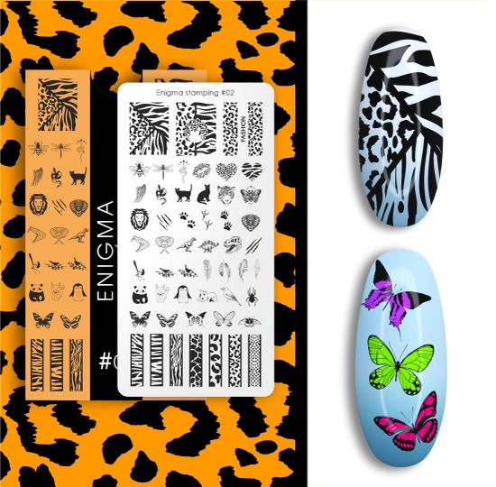 Пластина для стемпинга Enigma Stamping №02