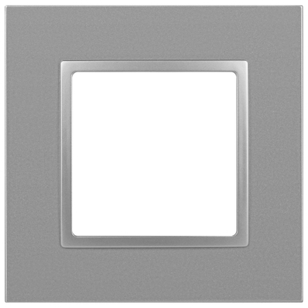 Рамка для розеток и выключателей ЭРА Elegance 14-5011-03 Classic, на 1 пост, алюминий