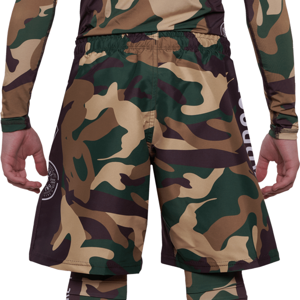 Детские шорты Hardcore Training Forest Camo