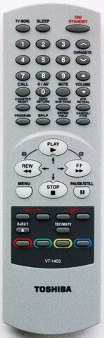 Пульт ДУ для TOSHIBA VT-1403 ориг