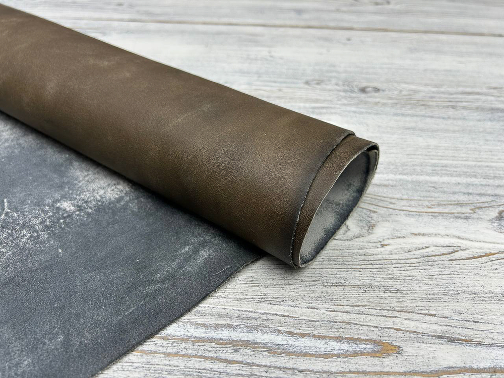 Edem Vintage Olive (1,4-1,6 мм), цв. Оливковый, натуральная кожа