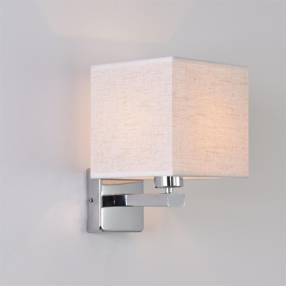 8360/1W CLASSI LN26 522 хром/бежевый металл/текстиль Бра E27 60W 240V NORMAN