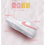 Женские кроссовки Nike Court Borough Low 2 'White Pink' BQ5448-124