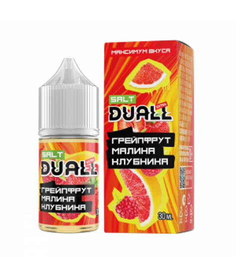Жидкость Duall Extra, 30 мл, Light Грейпфрут Малина Клубника
