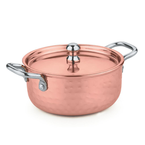 Кастрюля для подачи 11,2 см h5 см 450 мл Copper нерж. цвет медь P.L. Proff Cuisine