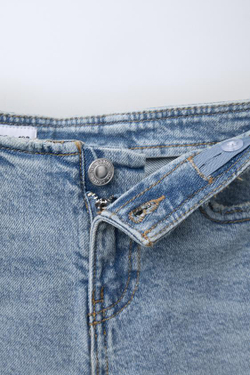 ZARA ДЖИНСЫ FLARED, ГОЛУБОЙ