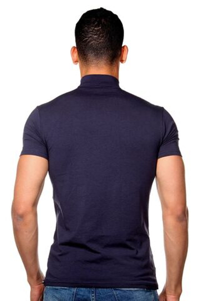 Мужская футболка с воротником-стойкой Doreanse City (Размер: M) (Цвет: темно-синий)