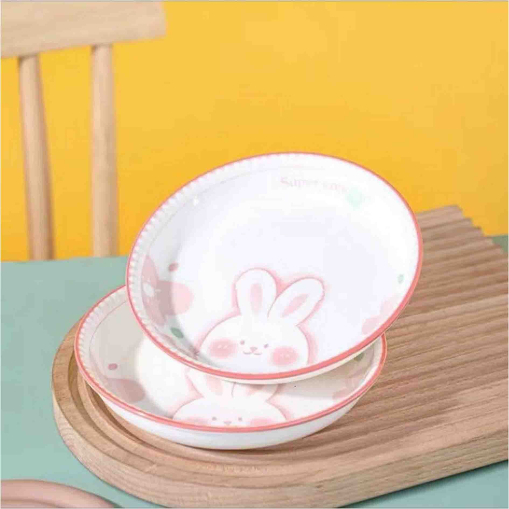 Тарелка с зайцем