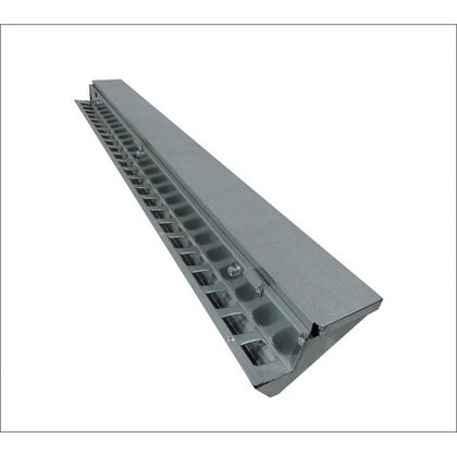 Кормушка для перепелов 90 см Экономка с крышкой