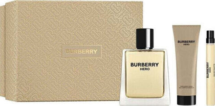 Парфюмерные наборы Burberry Hero - EDT 100 ml + sprchový gel 75 ml + EDT 10 ml