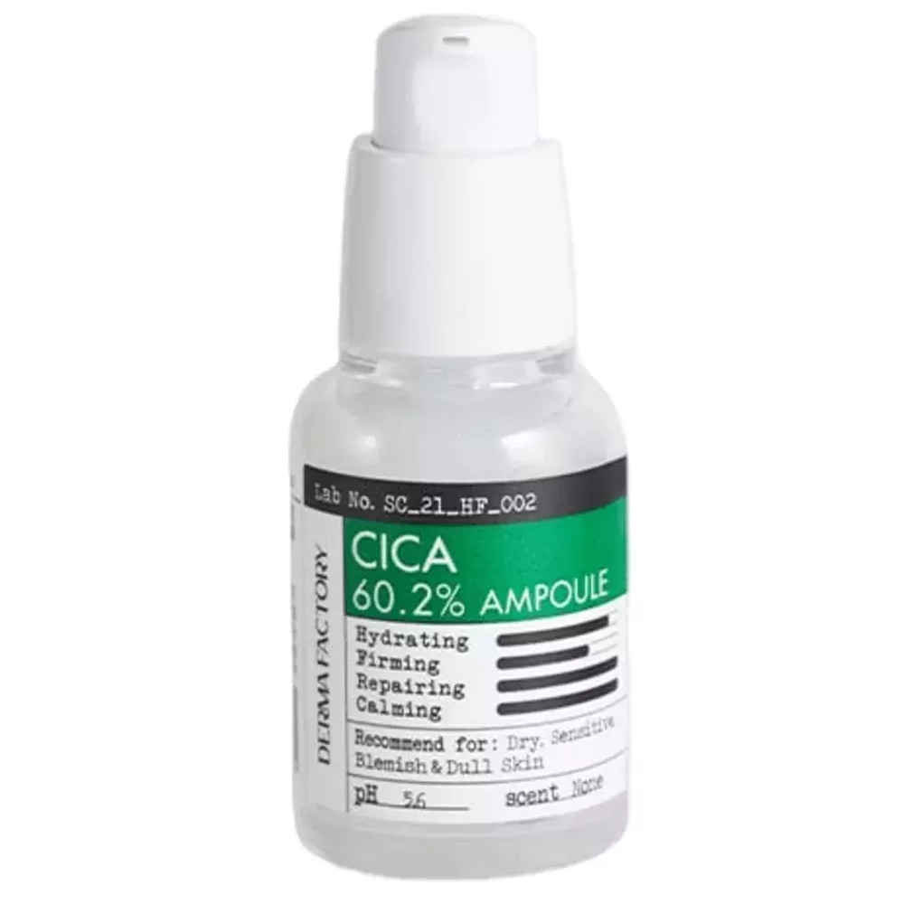 Сыворотка с экстрактом центеллы Derma Factory Cica 60.2% ampoule, 30 мл