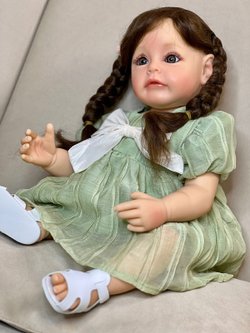 Кукла Реборн виниловая 55см в пакете (FA-381)